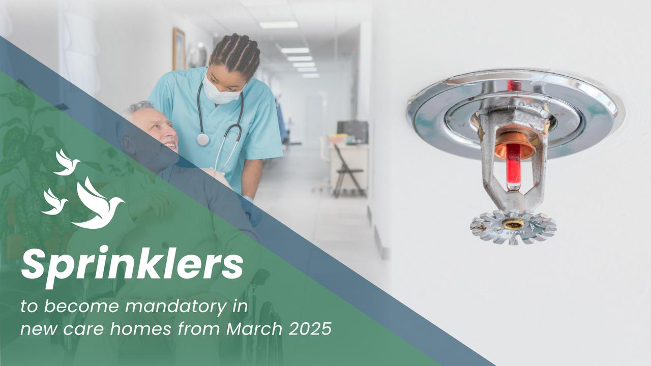 Sprinklers to Become Mandatory in New Care Homes